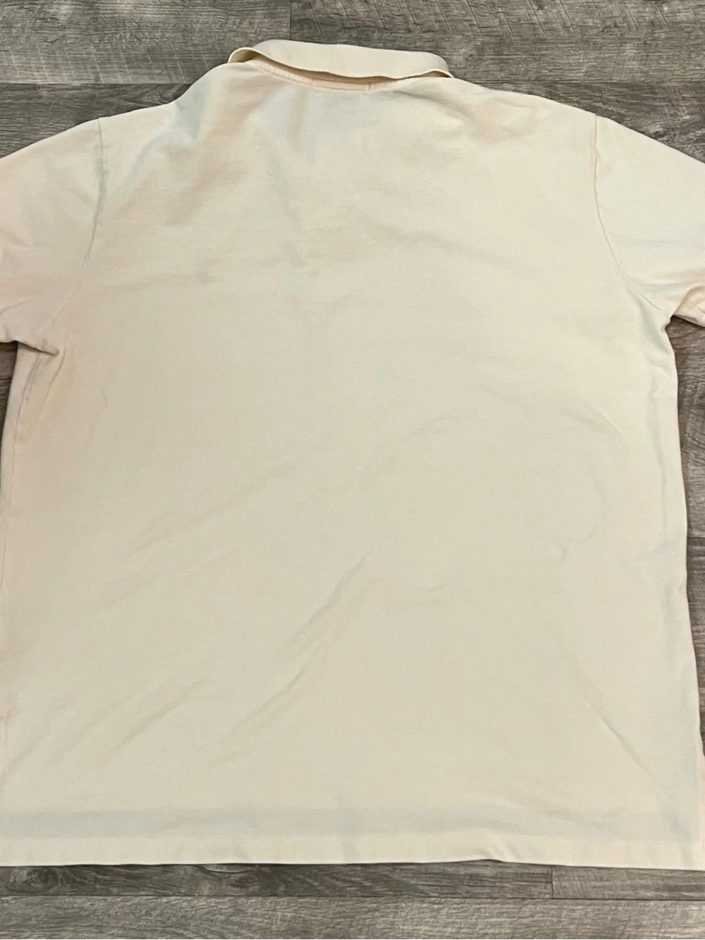 Ralph Lauren Men's Polo in Off-White/Cream XL